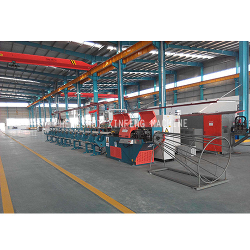 reinforcing wire straightening and cutting machine